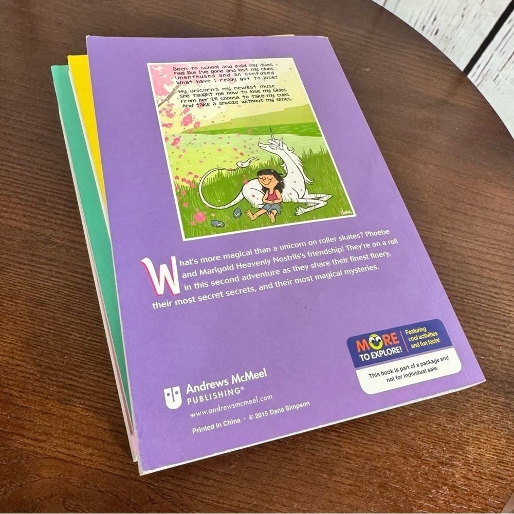 5 Comic Books Graphic Novels for Children by Dana Simpson “Unicorn Book Stories” - Picture 2 of 16
